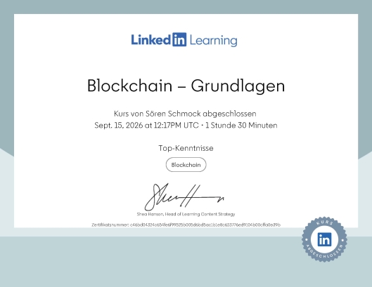 Blockchain – Grundlagen